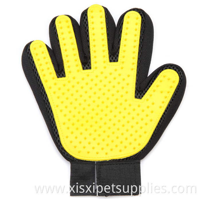 Wholesale Deshedding Tool Five Finger Pet Accessories Cat Silicone Grooming Gloves Combs Pet Cleaning & Grooming Products 10pcs